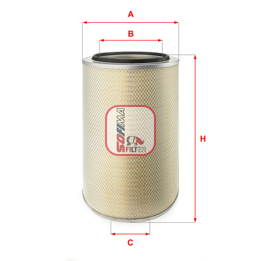 S 7544 A - Air filter 