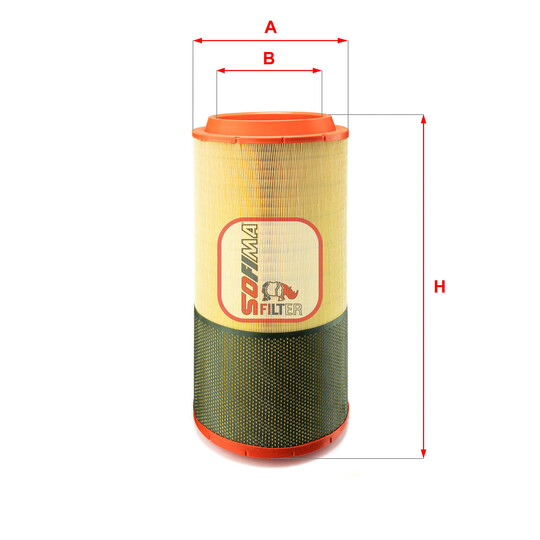 S 7644 A - Air filter 