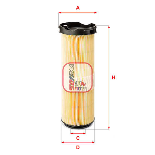 S 7A51 A - Air filter 