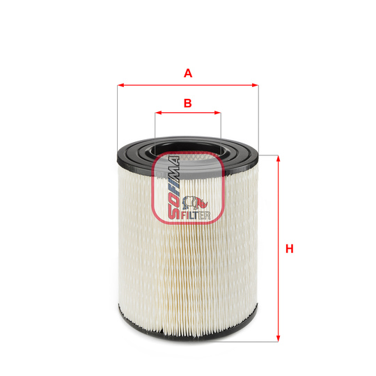 S 7A72 A - Air filter 