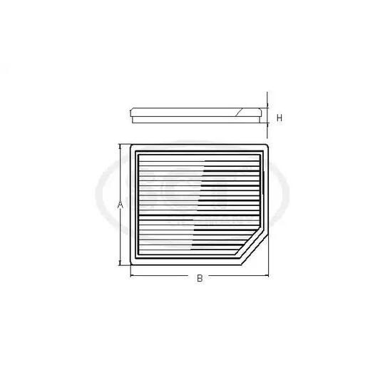 SAK 166 - Filter, interior air 
