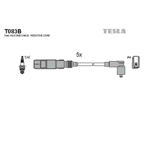 T083B - Süütesüsteemikomplekt 