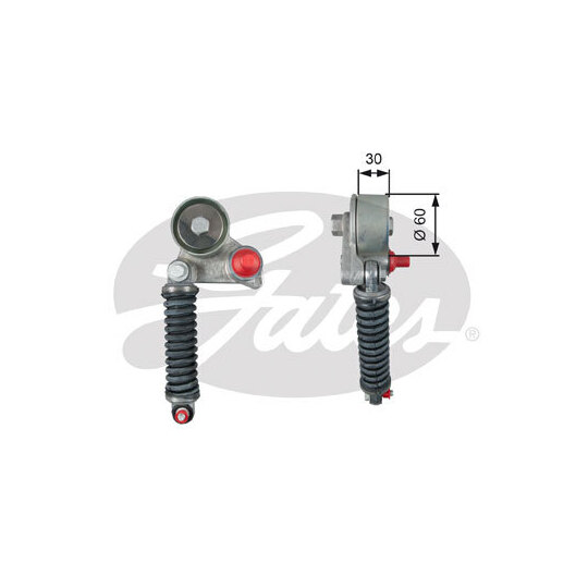 T39264 - Tensioner Pulley, v-ribbed belt 