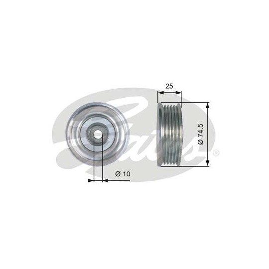 T39285 - Tensioner Pulley, v-ribbed belt 