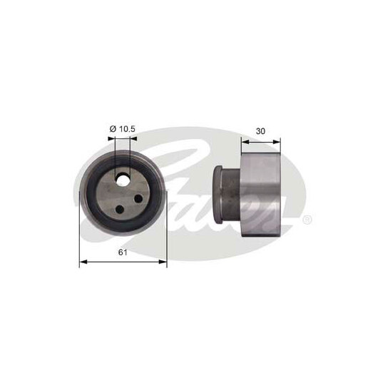 T41118 - Tensioner Pulley, timing belt 