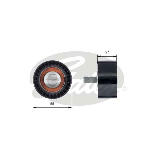 T42150 - Deflection/Guide Pulley, timing belt 