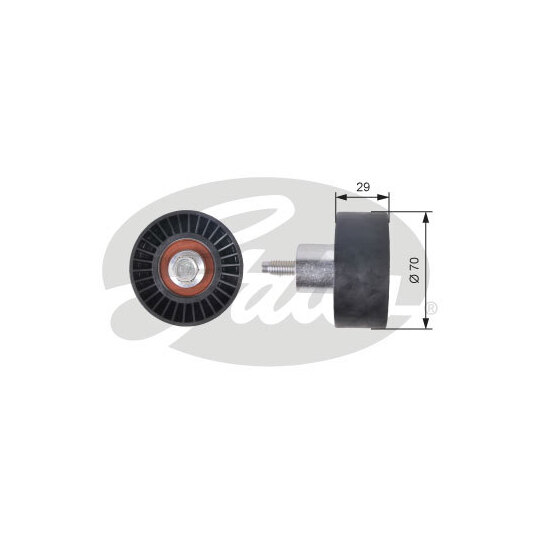 T42164 - Deflection/Guide Pulley, timing belt 