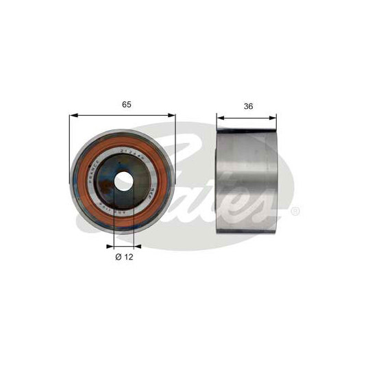 T42185 - Deflection/Guide Pulley, timing belt 