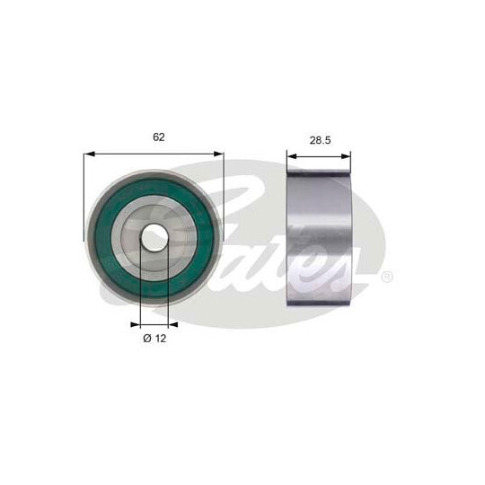 T42192 - Deflection/Guide Pulley, timing belt 