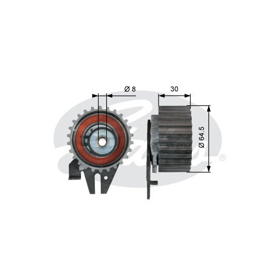 T43239 - Tensioner Pulley, timing belt 