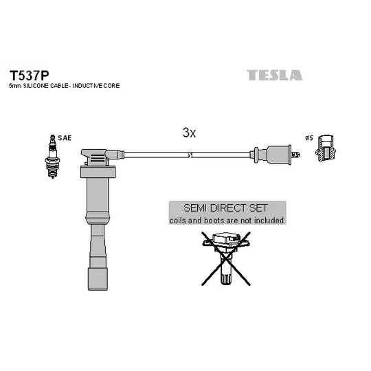 T537P - Süütesüsteemikomplekt 