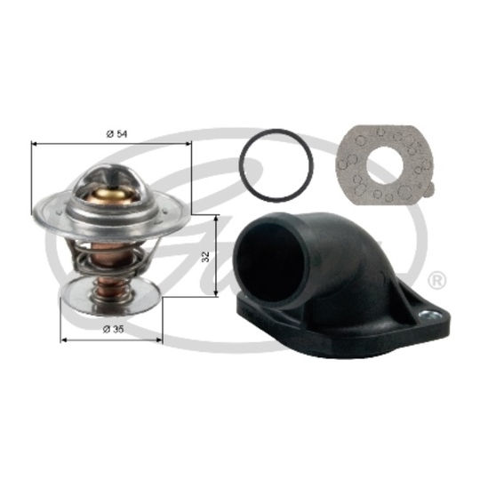 TH13684K1 - Thermostat, coolant 