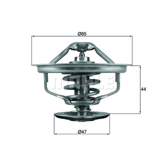 TX 127 83D - Thermostat, coolant 