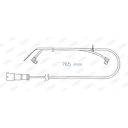 UAI174 - Warning Contact, brake pad wear 