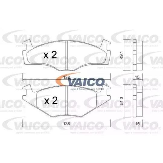 V10-8100-1 - Brake Pad Set, disc brake 