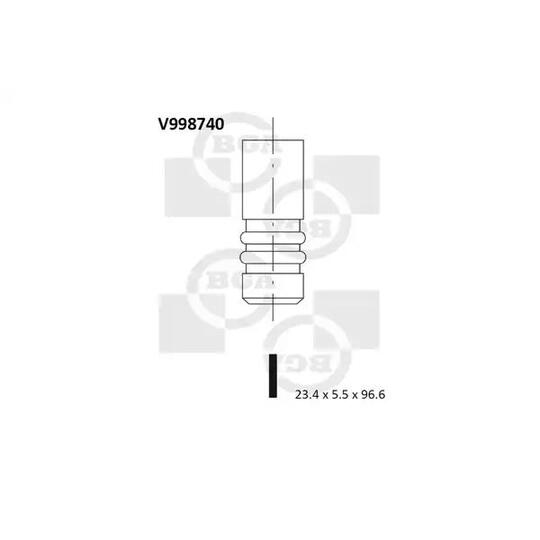V998740 - Outlet valve 