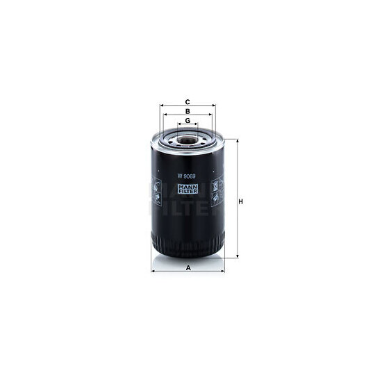 W 9069 - Oil filter 