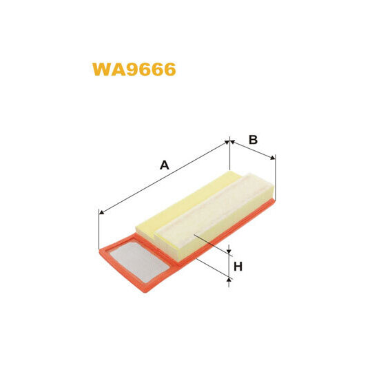 WA9666 - Air filter 