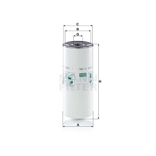 WDK 11 102/23 - Fuel filter 