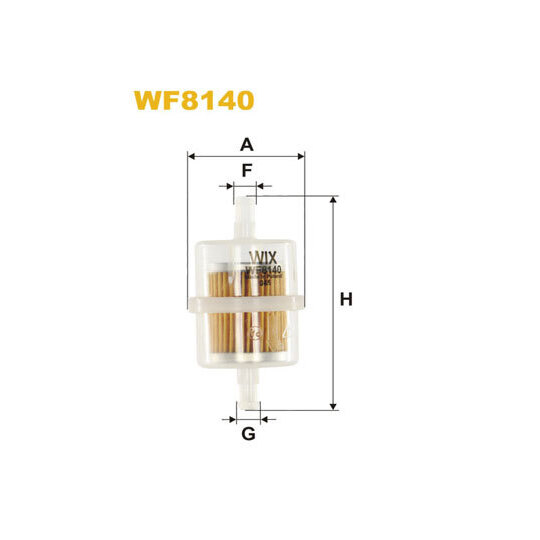 WF8140 - Fuel filter 