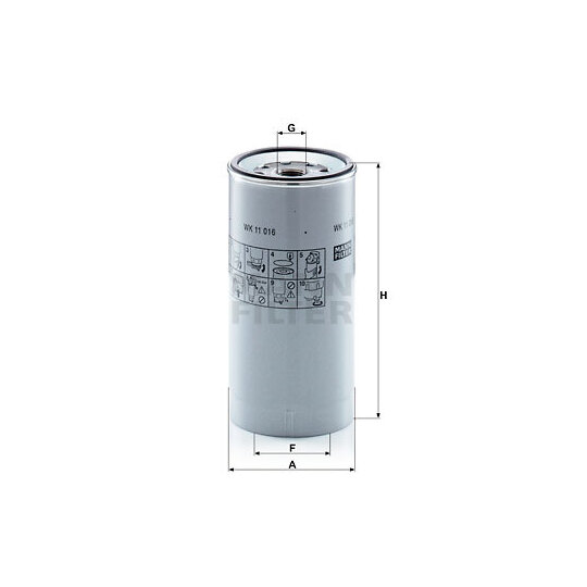 WK 11 016 z - Fuel filter 