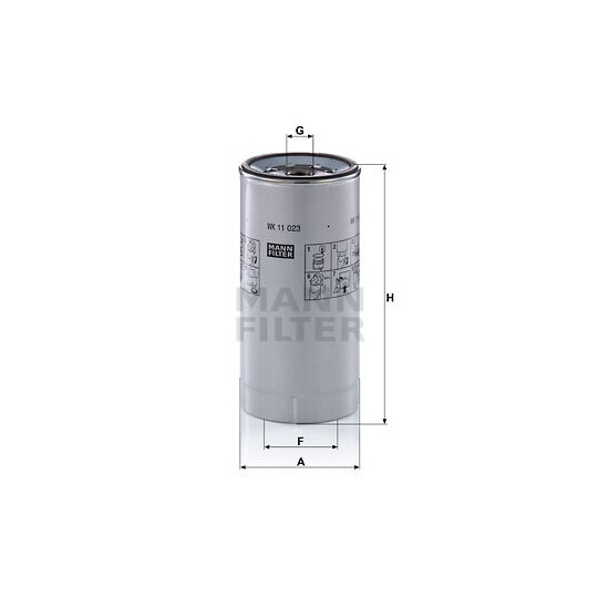 WK 11 023 z - Fuel filter 