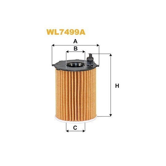 WL7499A - Oil filter 