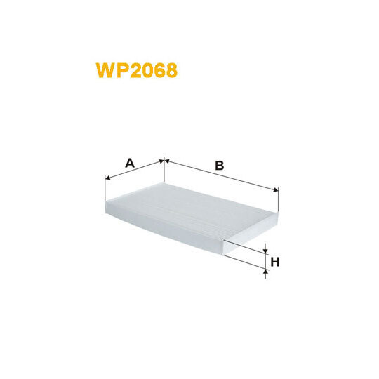 WP2068 - Filter, kupéventilation 