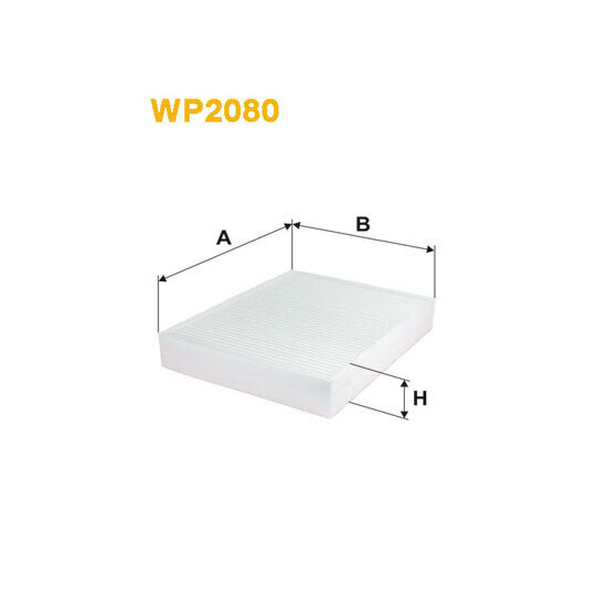 WP2080 - Filter, interior air 