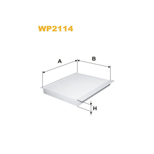 WP2114 - Filter, interior air 