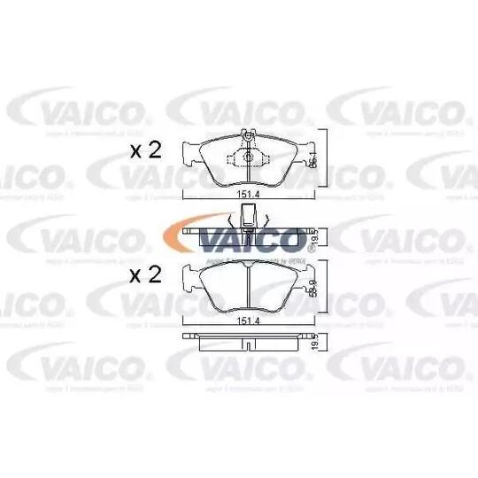 V30-8121-1 - Brake Pad Set, disc brake 