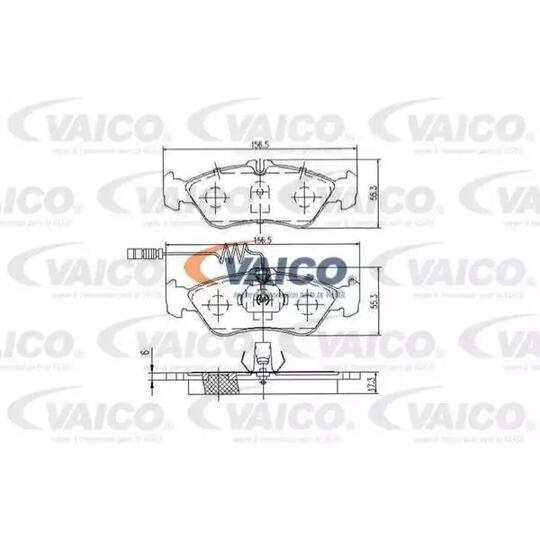 V30-8143-1 - Brake Pad Set, disc brake 