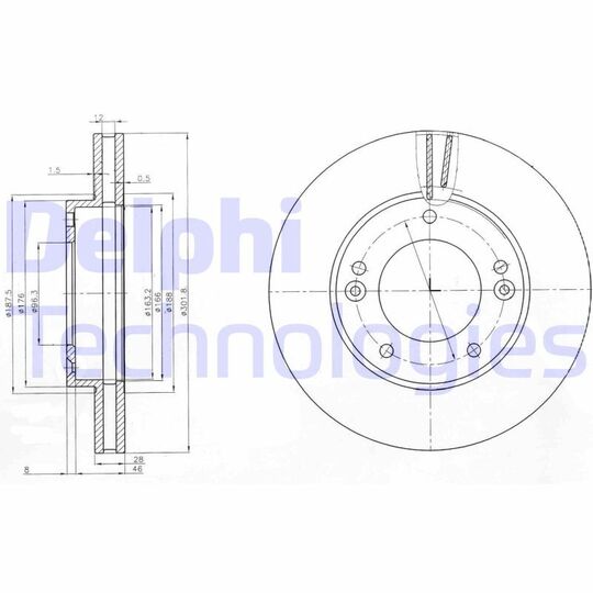 BG3858 - Brake Disc 