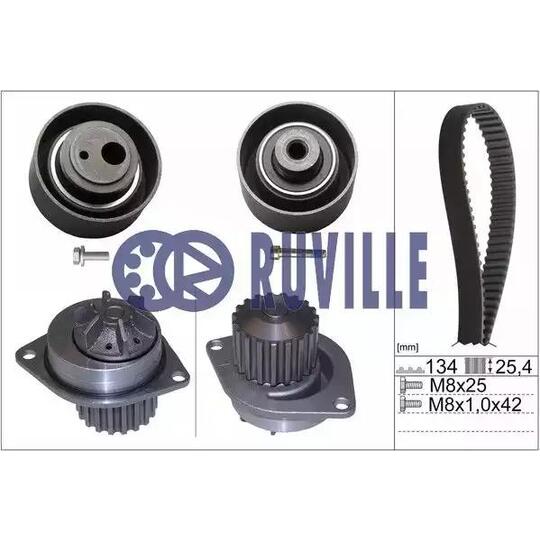 55906701 - Water Pump & Timing Belt Set 