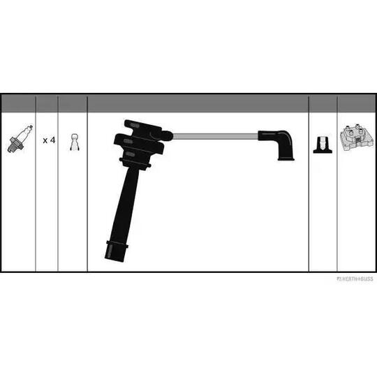 J5385013 - Ignition Cable Kit 