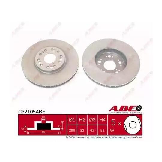 C32105ABE - Brake Disc 