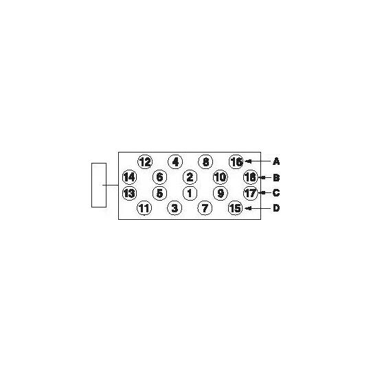 22-51010B - Bolt Kit, cylinder head 