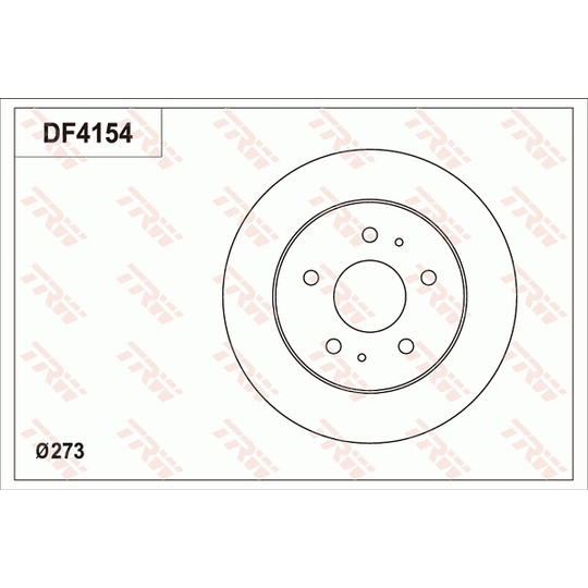 DF4154 - Brake Disc 