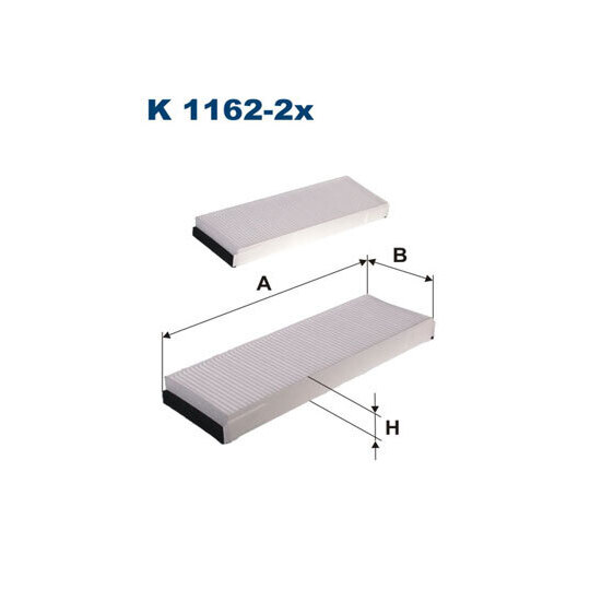 K 1162-2X - Filter, interior air 