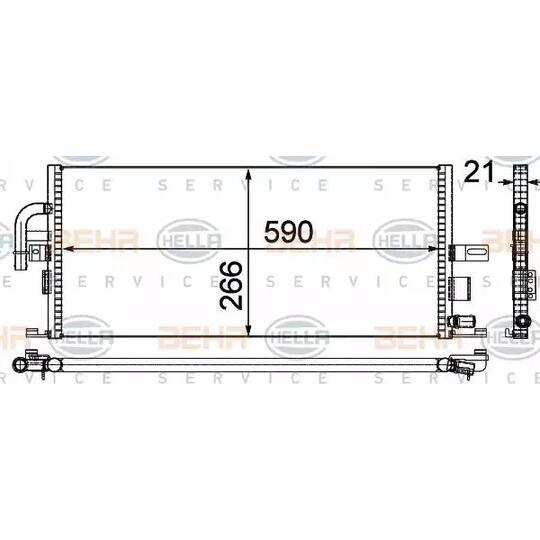 8MK 376 721-081 - Low Temperature Cooler, intercooler 