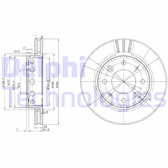 BG3335 - Brake Disc 