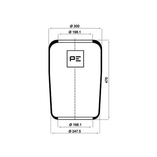 084.023-70A - Boot, air suspension 