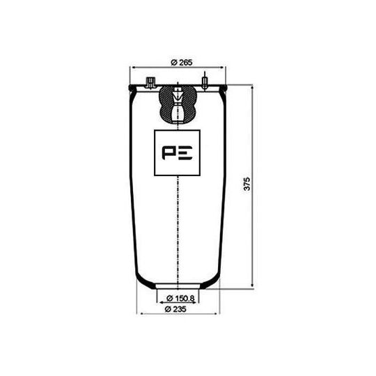 084.054-71A - Boot, air suspension 