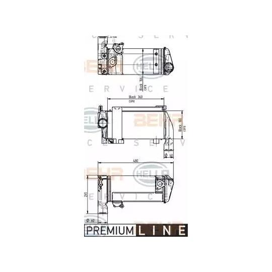 8MO 376 765-571 - Oil Cooler, retarder 