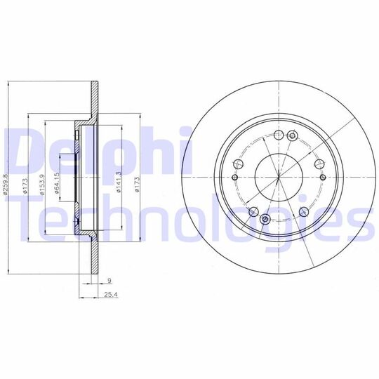 BG4280 - Brake Disc 