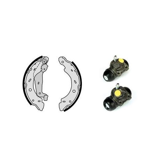 H 50 006 - Brake Shoe Set 