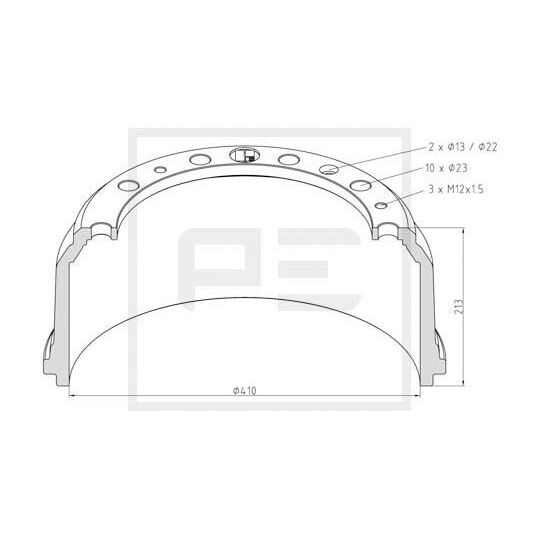 016.404-00A - Brake Drum 