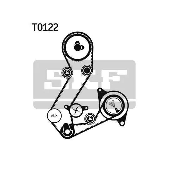 VKMS 04103 - Timing Belt Set 