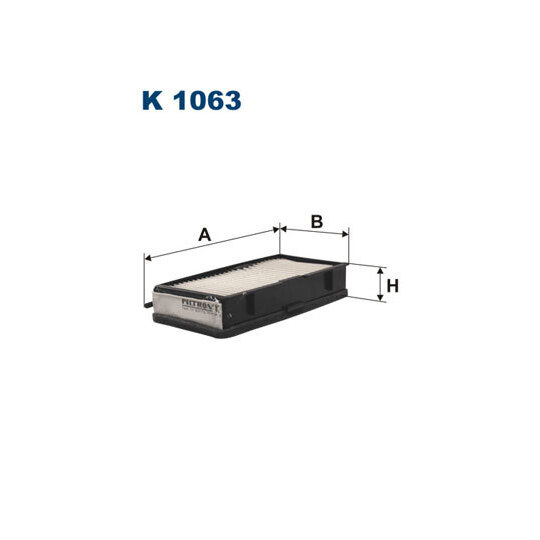 K 1063 - Filter, interior air 