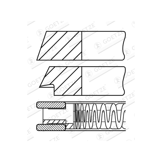 08-102500-00 - Kolvirõngakomplekt 